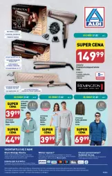 Gazetka promocyjna Aldi - Artykuły przemysłowe i tekstylia - Gazetka - ważna od 24.02 do 24.02.2024 - strona 12 - produkty: Sok, Por, Remington, Lokówka, Kurtka, O nas, Dres, Suszarka, Spodnie, Biuro, Bluza, Spodnie dresowe, Piżama, Fa