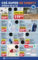 Gazetka promocyjna Aldi - Artykuły przemysłowe i tekstylia - Gazetka - ważna od 24.02 do 24.02.2024 - strona 8 - produkty: Piec, Top, Sok, Ser, Gra, Deska do prasowania, Pokrowiec na deskę, Biustonosz, Kosz, Pojemnik, Uchwyty, Wełna, Torba, Bieżnik, Suszarki, Suszarka, Pokrowiec, Poduszka, Suszarka na pranie, Fa