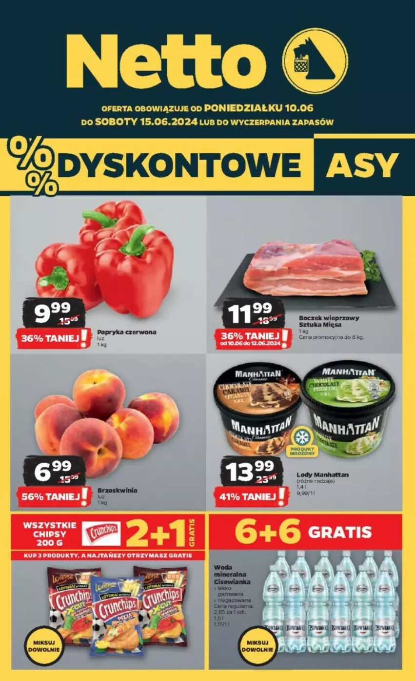 Gazetka promocyjna Netto - ważna 10.06 do 16.06.2024 - strona 1 - produkty: Boczek, Boczek wieprzowy, Papryka, Papryka czerwona