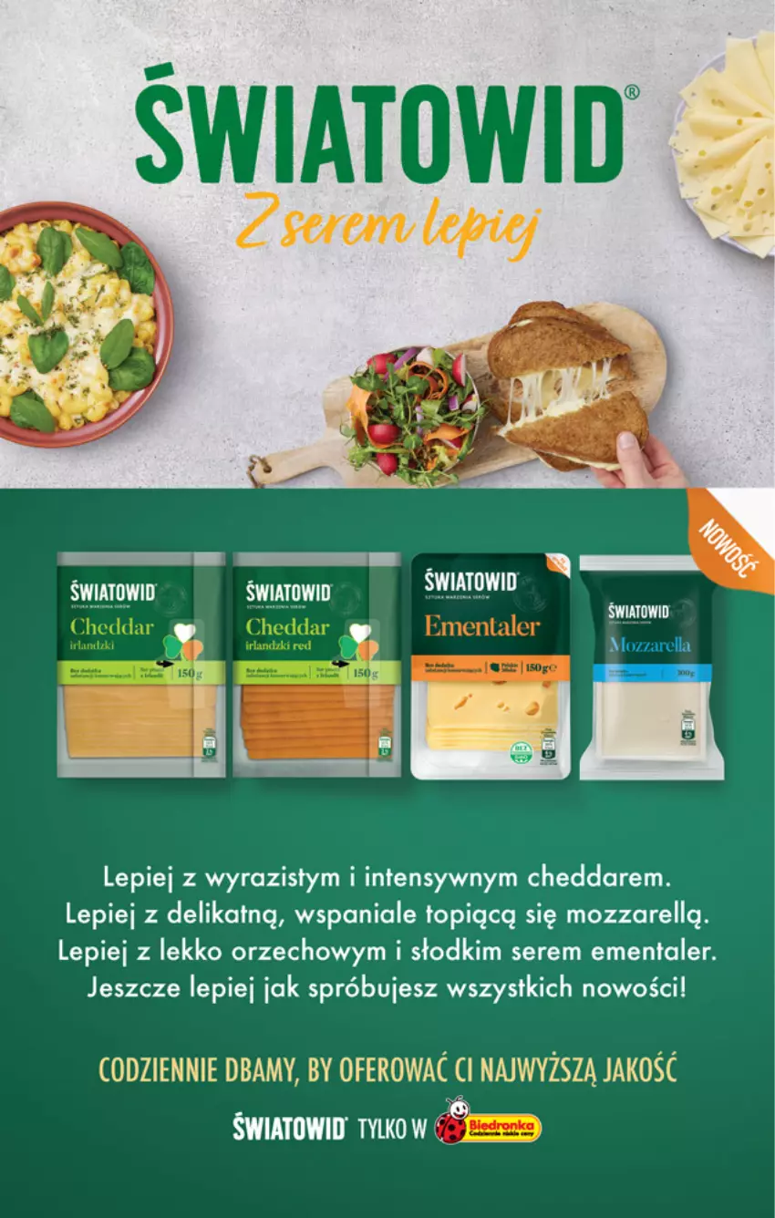 Gazetka promocyjna Biedronka - W tym tygodniu PN - ważna 07.06 do 12.06.2021 - strona 23 - produkty: Cheddar, Ementaler, Mozzarella, Ser, Top