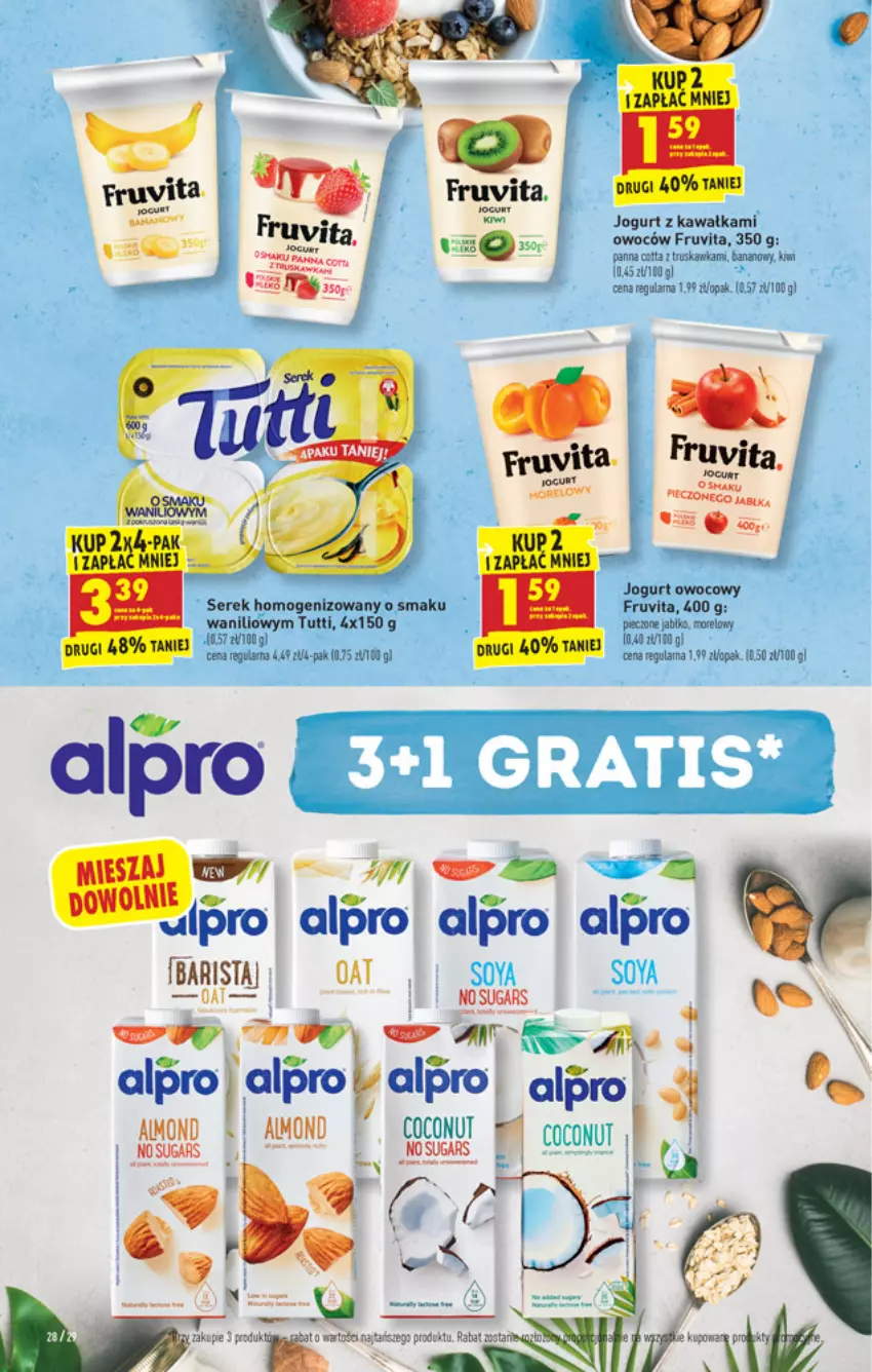 Gazetka promocyjna Biedronka - W tym tygodniu PN - ważna 07.06 do 12.06.2021 - strona 28 - produkty: Alpro, Fa, Jogurt, Kawa, Ser, Serek, Serek homogenizowany