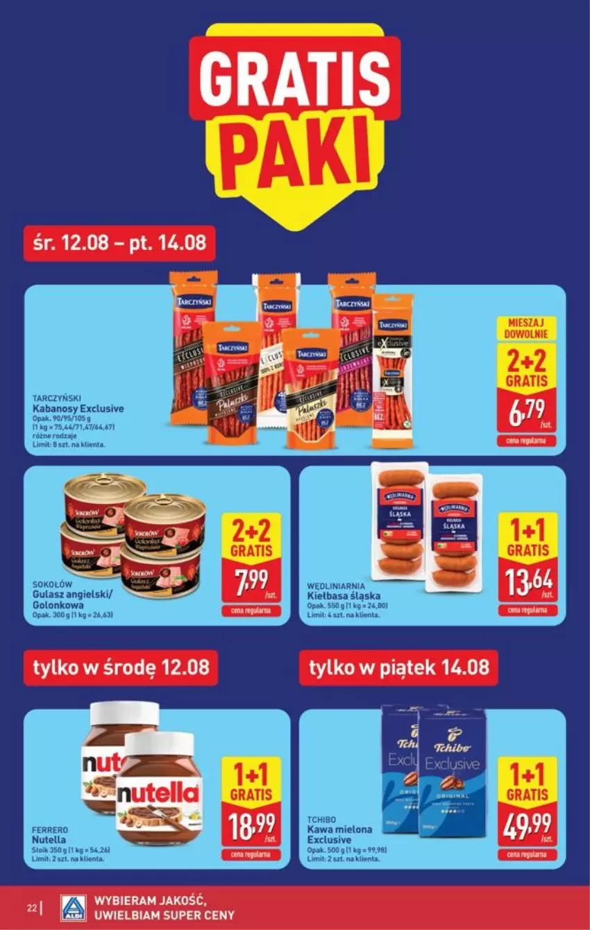 Gazetka promocyjna Aldi - Pełna oferta - ważna 10.08 do 14.08.2026 - strona 22