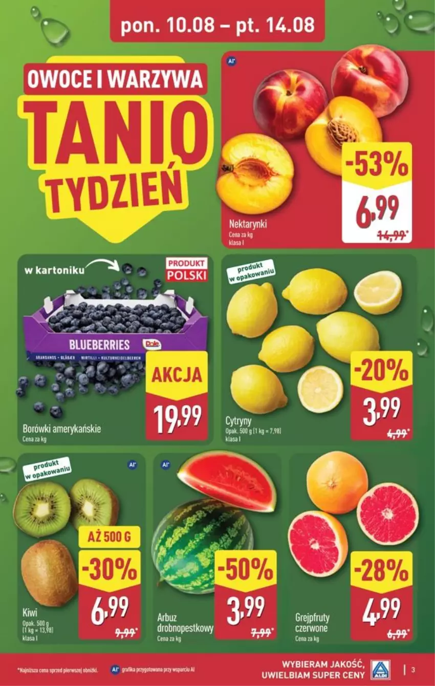 Gazetka promocyjna Aldi - Pełna oferta - ważna 10.08 do 14.08.2026 - strona 3 - produkty: Nektar, Tonik