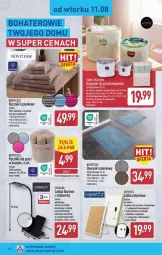Gazetka promocyjna Aldi - Pełna oferta - Gazetka - ważna od 14.08 do 14.08.2026 - strona 30 - produkty: Dywanik łazienkowy, Dywanik, Marker, Kosz, Biurko, Tarka, Ręcznik, Biuro, Lampa, Smartfon, Dywan