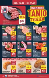 Gazetka promocyjna Aldi - Pełna oferta - Gazetka - ważna od 14.08 do 14.08.2026 - strona 8 - produkty: Kurczak, Koc, Focaccia, Karkówka wieprzowa, Mięsne specjały, Croissant, Chleb, Mięso, Fa