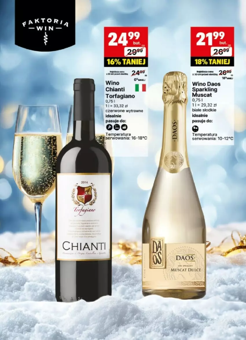 Gazetka promocyjna Delikatesy Centrum - ważna 20.01 do 02.02.2025 - strona 15 - produkty: Chia, Chianti, Fa, Mus, Ser, Wino