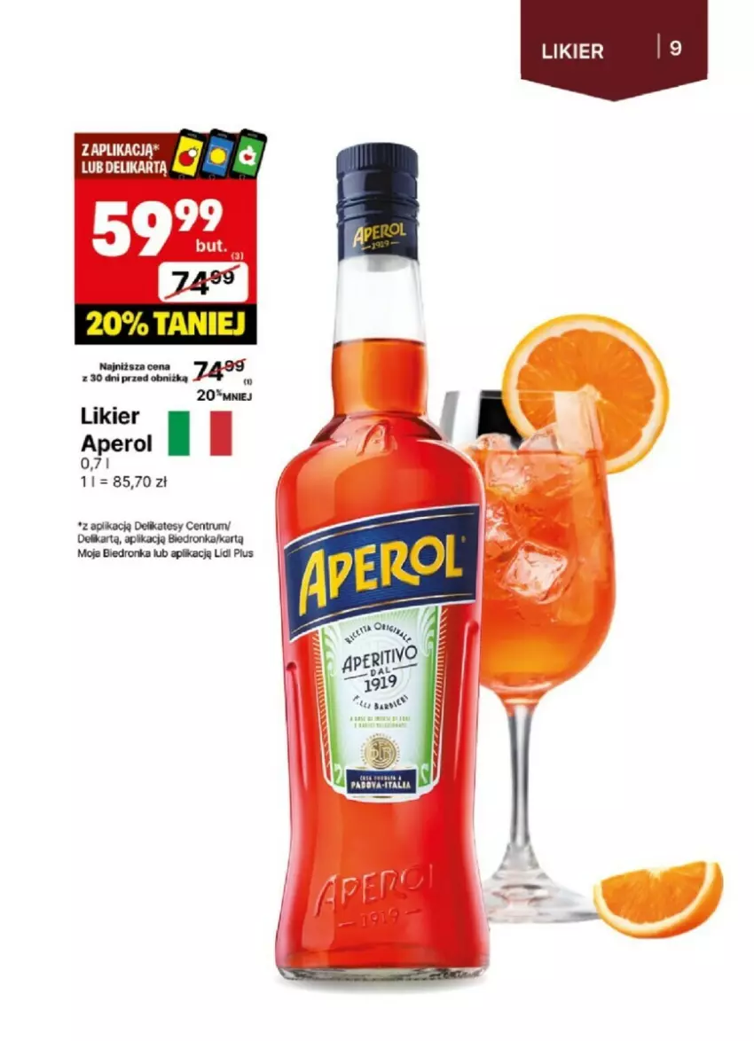 Gazetka promocyjna Delikatesy Centrum - ważna 20.01 do 02.02.2025 - strona 20 - produkty: Aperol, Likier, Rum