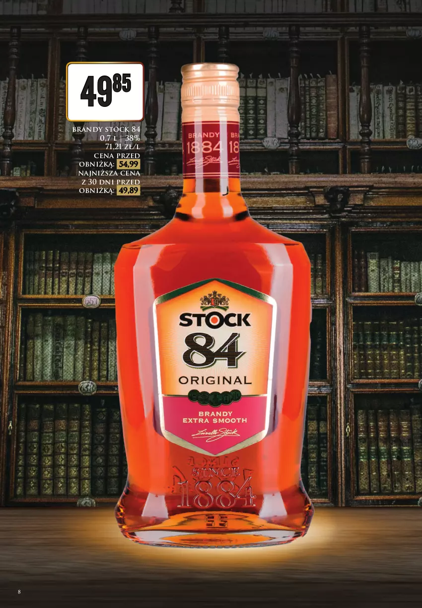 Gazetka promocyjna Dino - Katalog alkoholowy - czerwiec 2026ㅤㅤ - ważna 29.06 do 04.07.2026 - strona 8 - produkty: Brandy, Stock