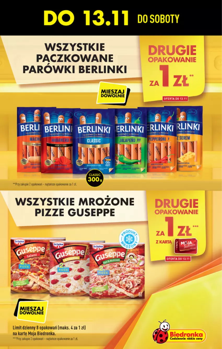 Gazetka promocyjna Biedronka - W tym tygodniu - ważna 10.11 do 17.11.2021 - strona 9 - produkty: Berlinki, Parówki, Sos