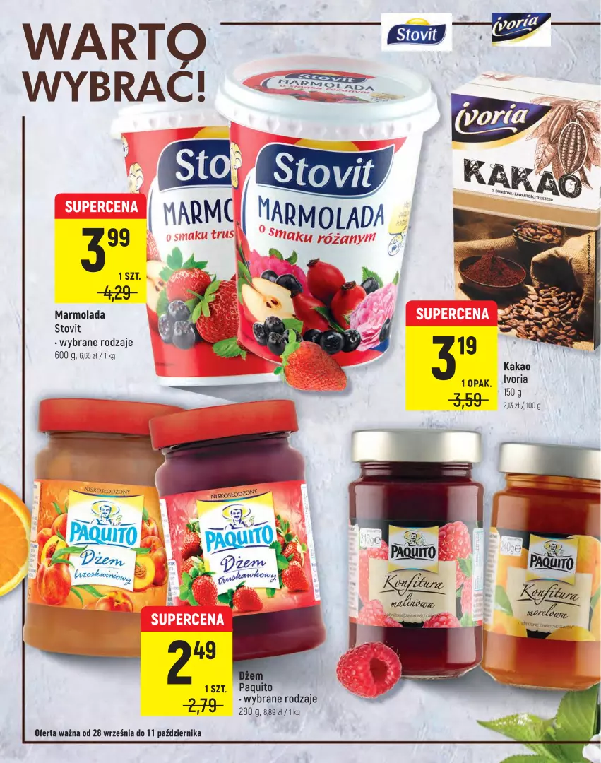 Gazetka promocyjna Intermarche - Jesienny Targ - ważna 28.09 do 11.10.2021 - strona 12 - produkty: Marmolada, Mola