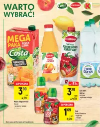 Gazetka promocyjna Intermarche - Jesienny Targ - Gazetka - ważna od 11.10 do 11.10.2021 - strona 14 - produkty: Sok, Fortuna, Kubuś, Napój niegazowany, Napój, Nektar