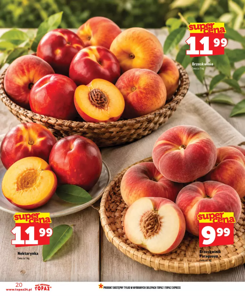 Gazetka promocyjna Topaz - Gazetka - ważna 03.06 do 10.06.2026 - strona 20 - produkty: Nektar, Nektarynka, Top