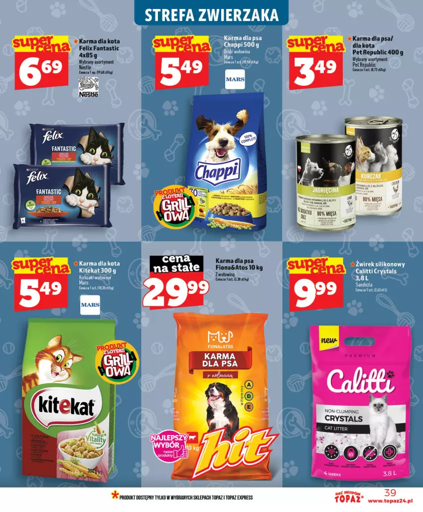 Gazetka promocyjna Topaz - Gazetka - ważna 03.06 do 10.06.2026 - strona 39 - produkty: Fa, Fanta, Felix, Por, Top