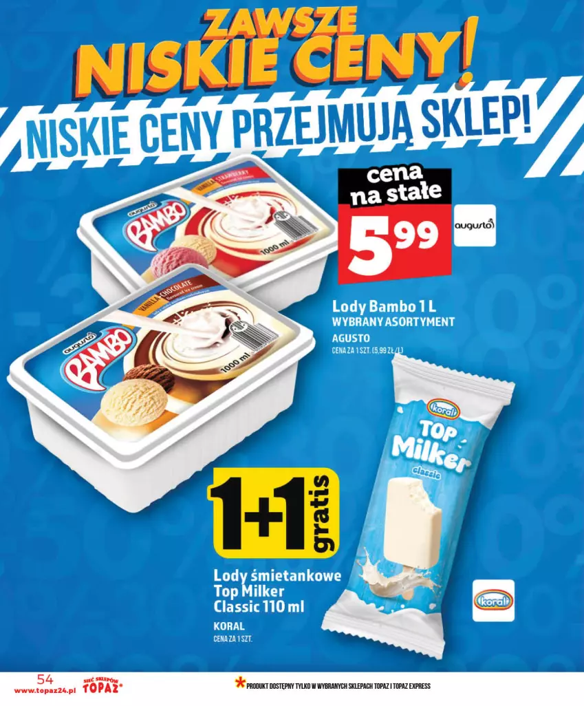 Gazetka promocyjna Topaz - Gazetka - ważna 03.06 do 10.06.2026 - strona 54 - produkty: Top