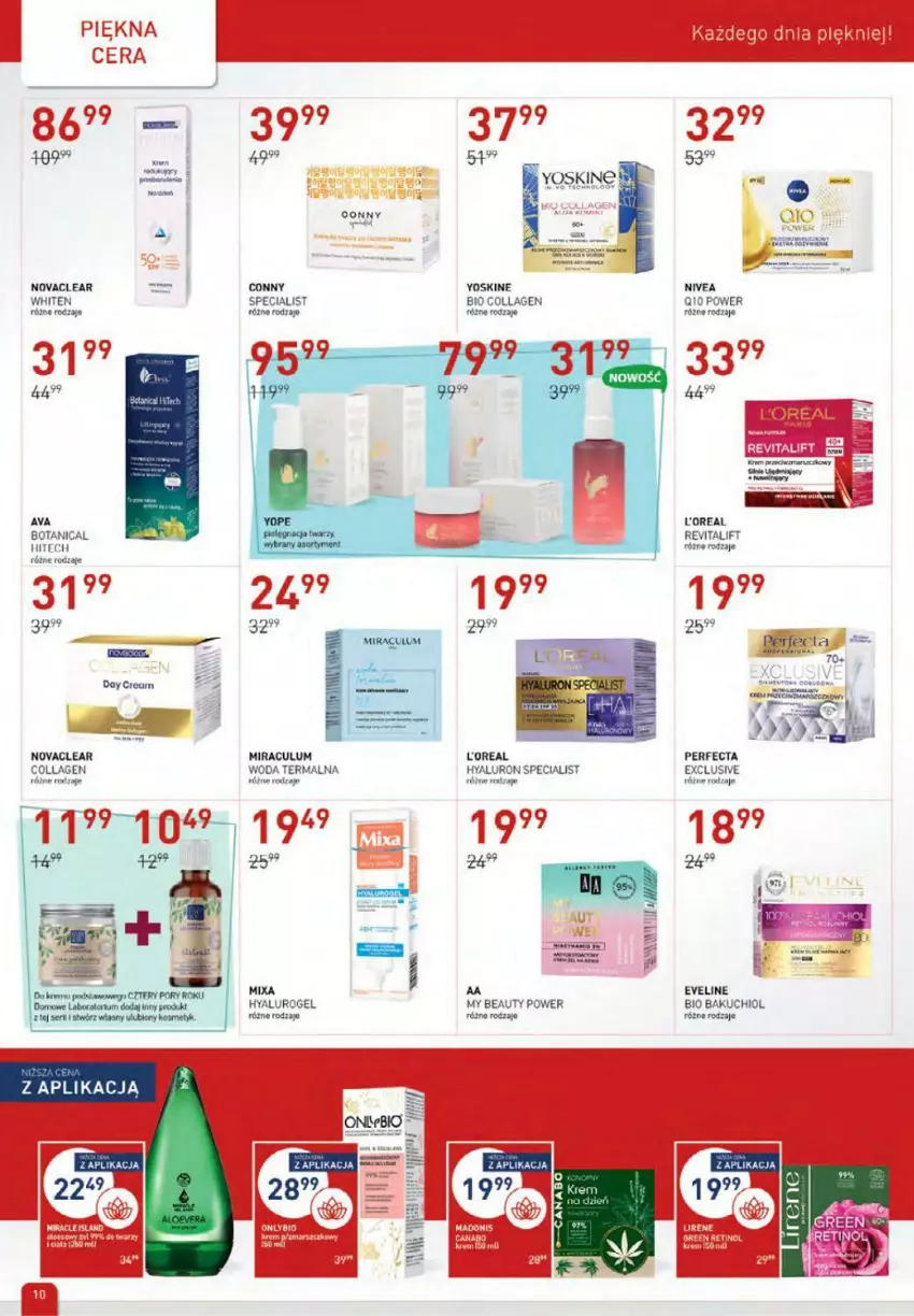 Gazetka promocyjna Drogerie Jawa - Boże narodzenie - ważna 02.12.2021 do 04.01.2022 - strona 10 - produkty: Eveline, Gin, Kaki, Lirene, Nivea, Perfecta, Por, Ser, Woda, Yoskine