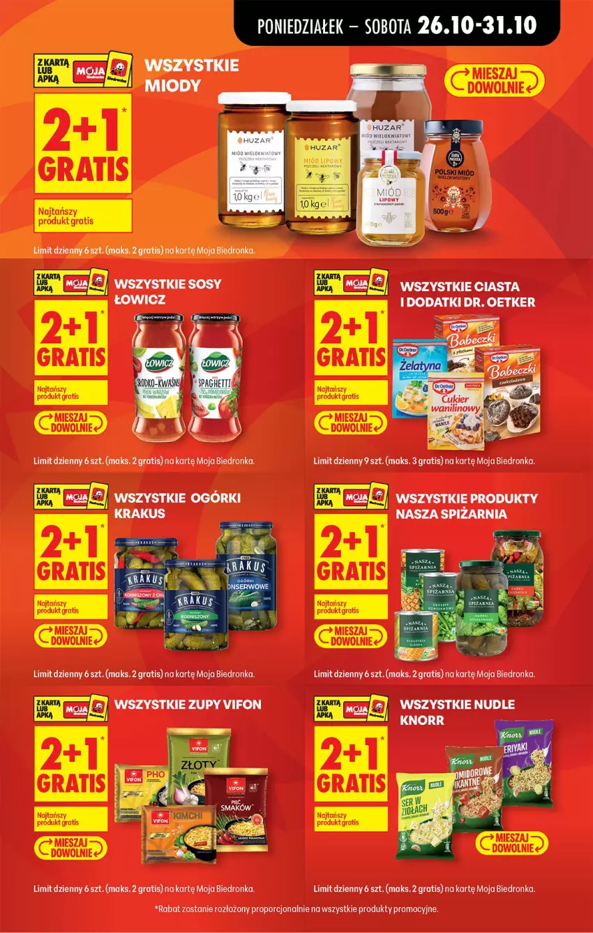 Gazetka promocyjna Biedronka - Gazetka - ważna 26.10 do 02.11.2026 - strona 3 - produkty: Gra, Por