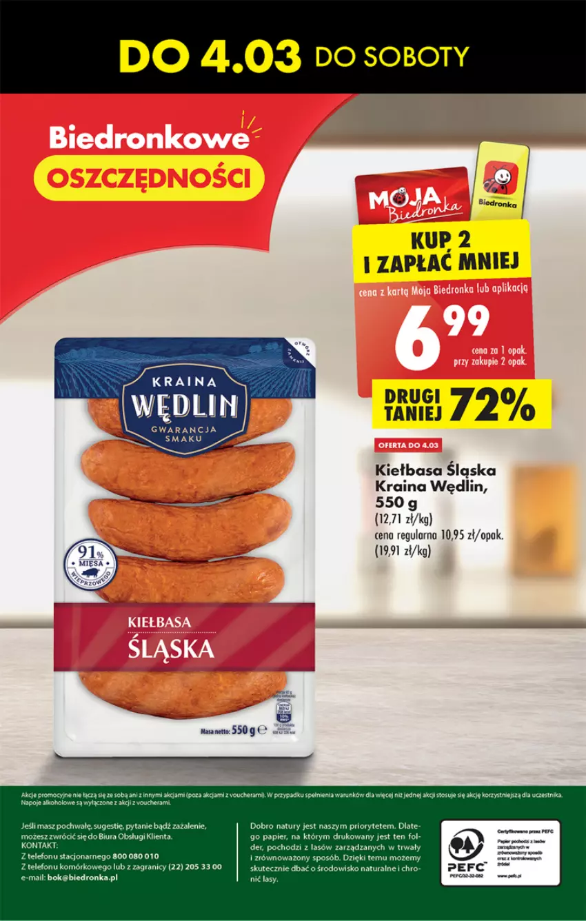 Gazetka promocyjna Biedronka - ważna 02.03 do 08.03.2023 - strona 56 - produkty: Fa, Gra, Kiełbasa, Kiełbasa śląska, LG, Napoje, Papier, Telefon