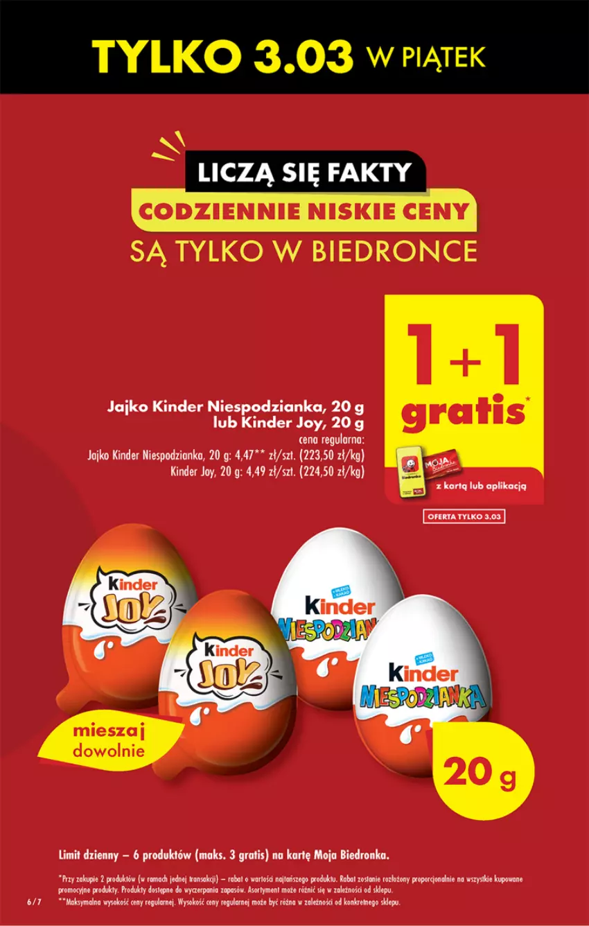 Gazetka promocyjna Biedronka - ważna 02.03 do 08.03.2023 - strona 6 - produkty: Gra, Kinder, Kret, Rama, Sok