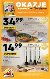 Gazetka promocyjna Biedronka - Gazetka - ważna od 08.03 do 08.03.2023 - strona 55 - produkty: Przybory kuchenne, Makaron, Tłuczek, Patelnia grillowa, , Cedzak, Patelnia, Grill, Rondel