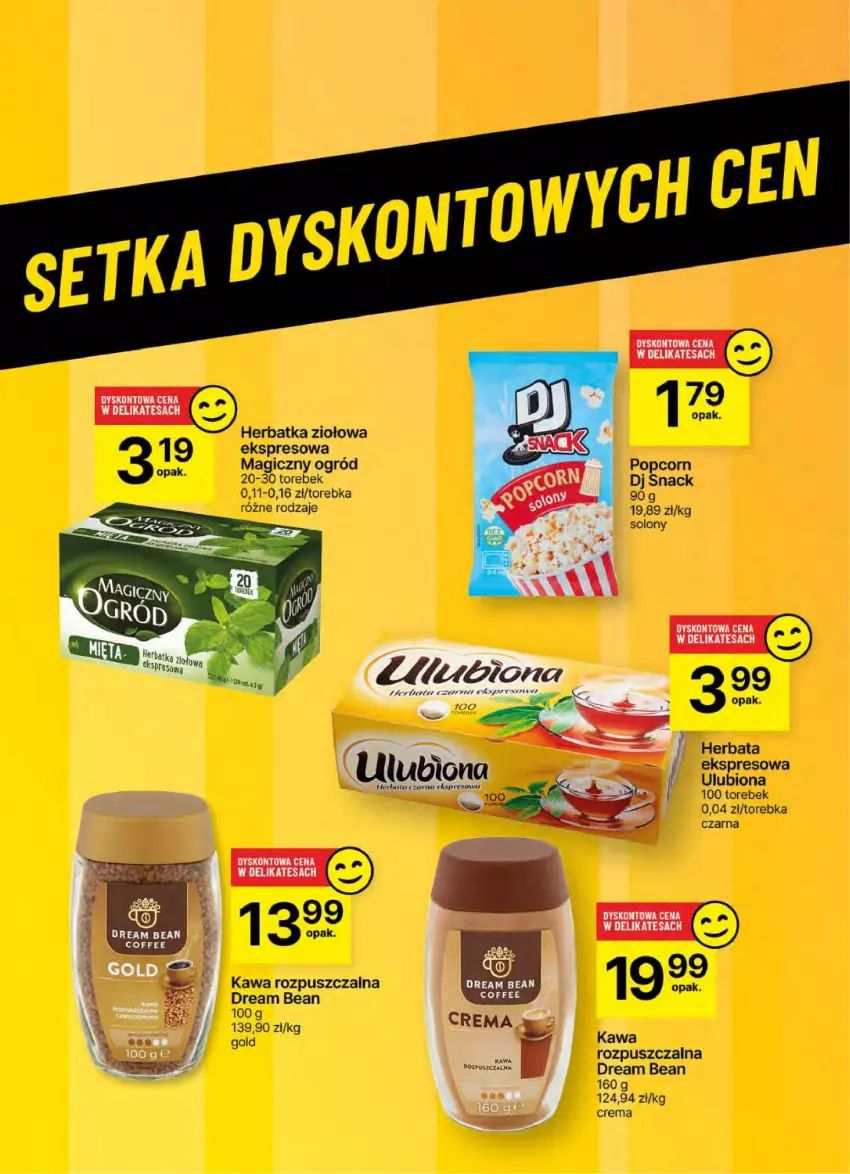 Gazetka promocyjna Delikatesy Centrum - NOWA GAZETKA Delikatesy Centrum od 7 listopada! 7-13.11.2024 - ważna 07.11 do 13.11.2024 - strona 46 - produkty: Herbata, Kawa, Kawa rozpuszczalna, Ogród, Popcorn, Torebka