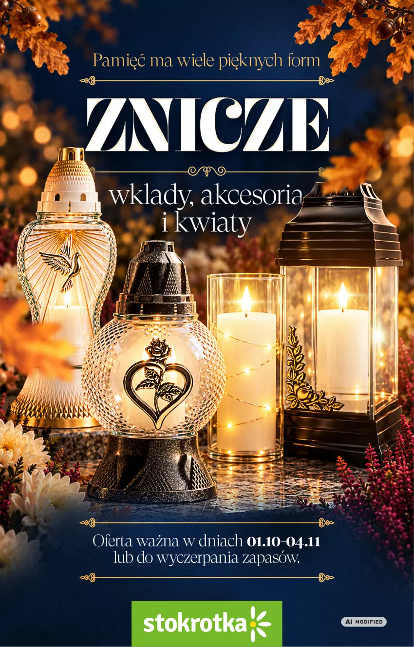 Gazetka promocyjna Stokrotka - Katalog Znicze - ważna 01.10 do 04.11.2026 - strona 1