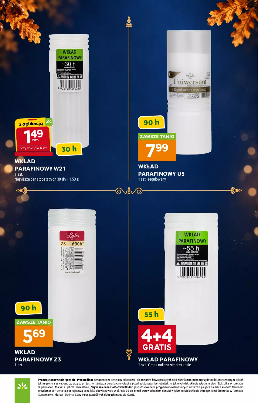 Gazetka promocyjna Stokrotka - Katalog Znicze - ważna 01.10 do 04.11.2026 - strona 10 - produkty: Gra, Mięso, Optima, Owoce, Warzywa