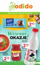 Gazetka promocyjna Odido - Pyszne OKAZJE! - Gazetka - ważna od 25.03 do 25.03.2021 - strona 1 - produkty: Koncentrat pomidorowy, Czekolada, Pudliszki, Mleko