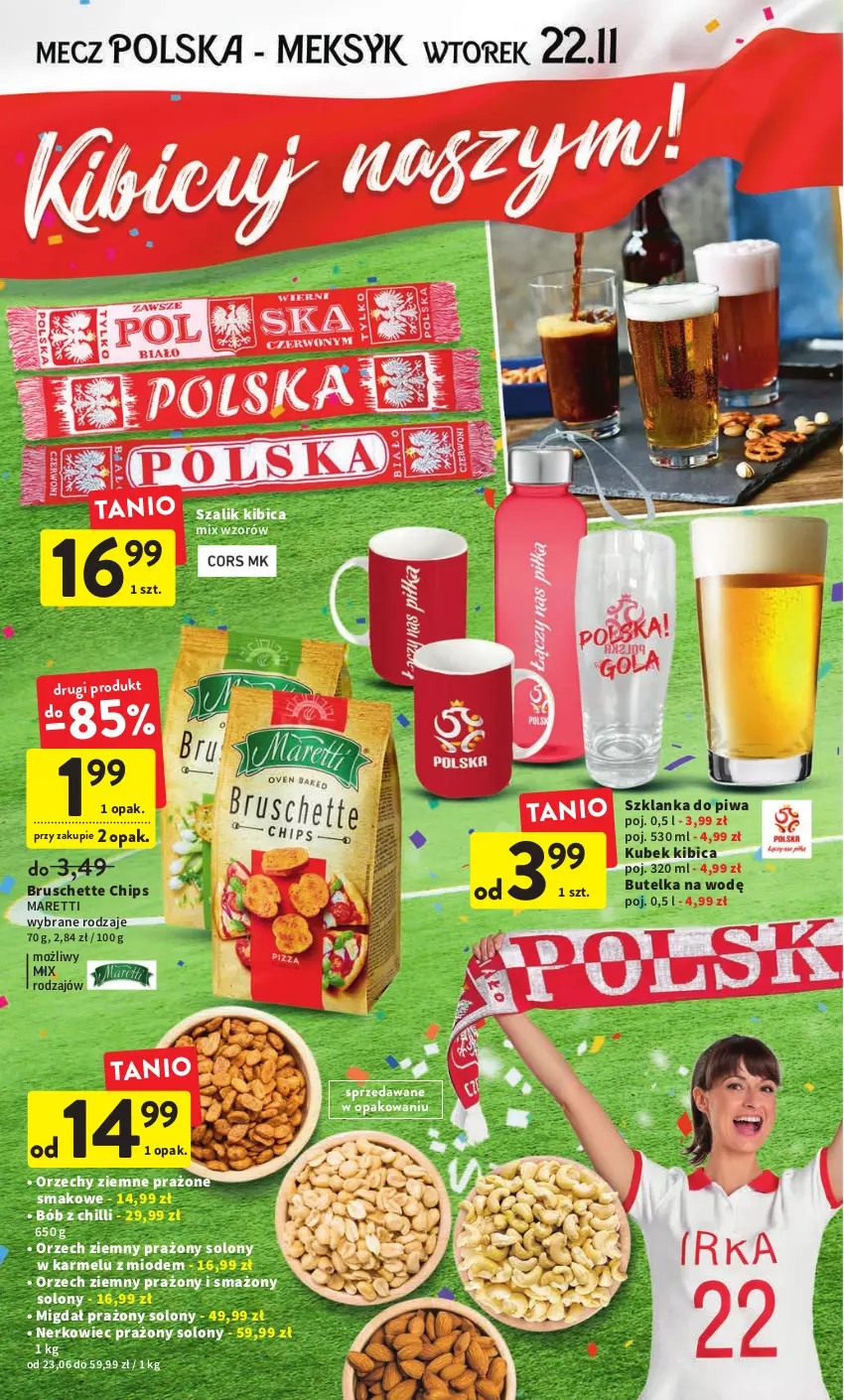 Gazetka promocyjna Intermarche - Gazetka Intermarche - ważna 17.11 do 23.11.2022 - strona 2 - produkty: BIC, Bruschette, Kubek, Piwa, Szal, Szklanka