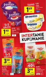 Gazetka promocyjna Intermarche - Gazetka Intermarche - Gazetka - ważna od 23.11 do 23.11.2022 - strona 6 - produkty: Makaron, Gry, Danone, Zott, Smakija, Tarczyński, Danio