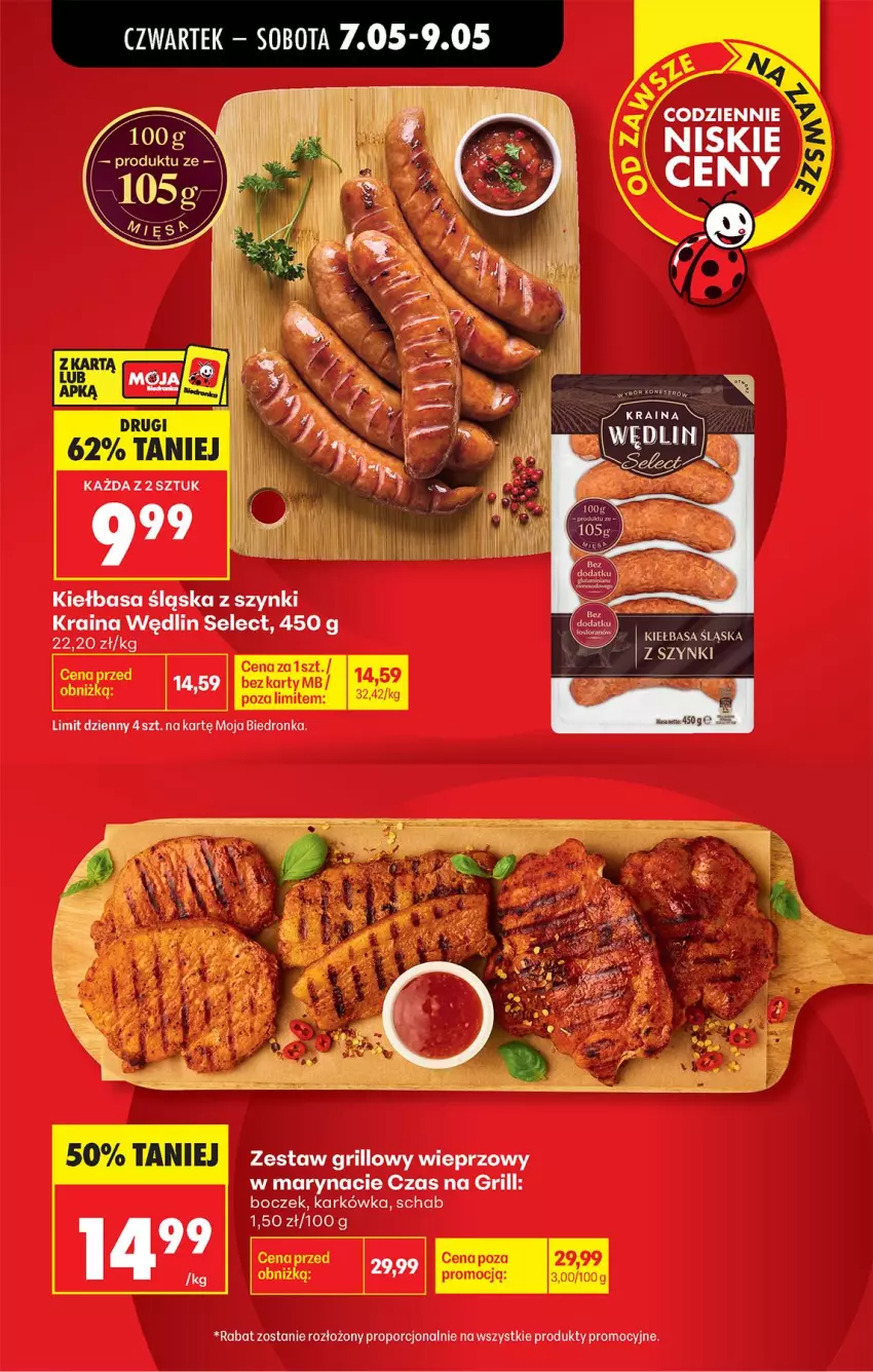 Gazetka promocyjna Biedronka - Od Czwartku - ważna 07.05 do 13.05.2026 - strona 11 - produkty: Grill, Kiełbasa, Kiełbasa śląska, Por