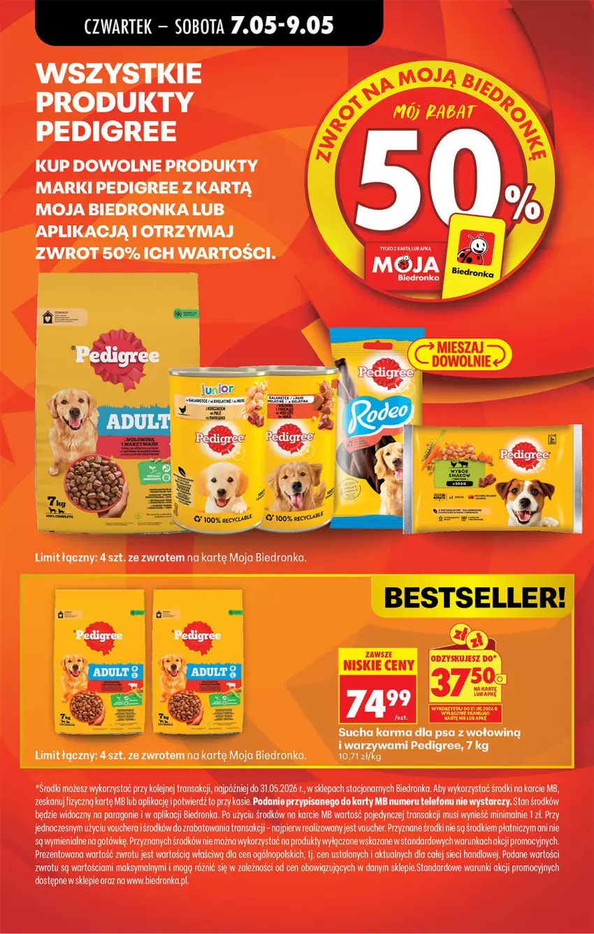 Gazetka promocyjna Biedronka - Od Czwartku - ważna 07.05 do 13.05.2026 - strona 20 - produkty: Mus, Olej, Pedigree, Telefon, Tran, Warzywa