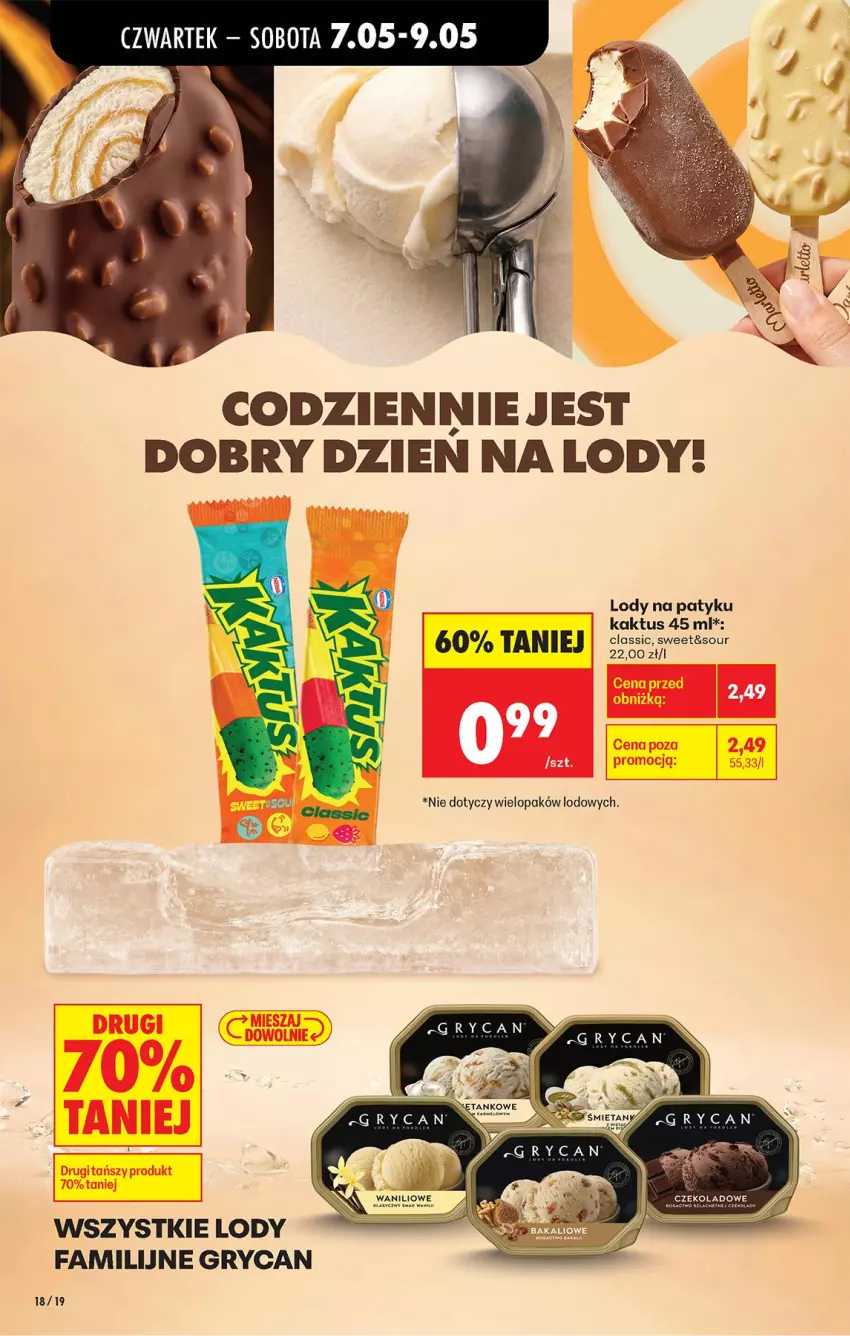 Gazetka promocyjna Biedronka - Od Czwartku - ważna 07.05 do 13.05.2026 - strona 22 - produkty: Fa, Gry, Kaktus, Lody