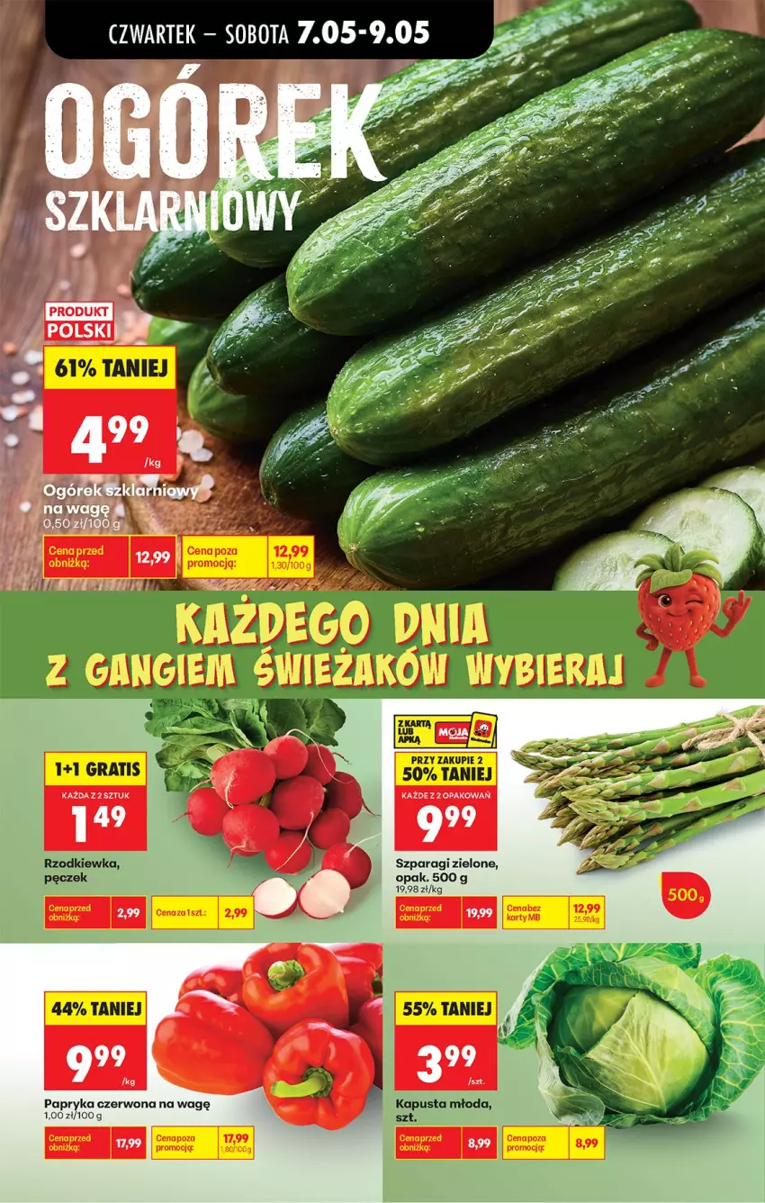 Gazetka promocyjna Biedronka - Od Czwartku - ważna 07.05 do 13.05.2026 - strona 24 - produkty: Papryka, Papryka czerwona, Rzodkiewka