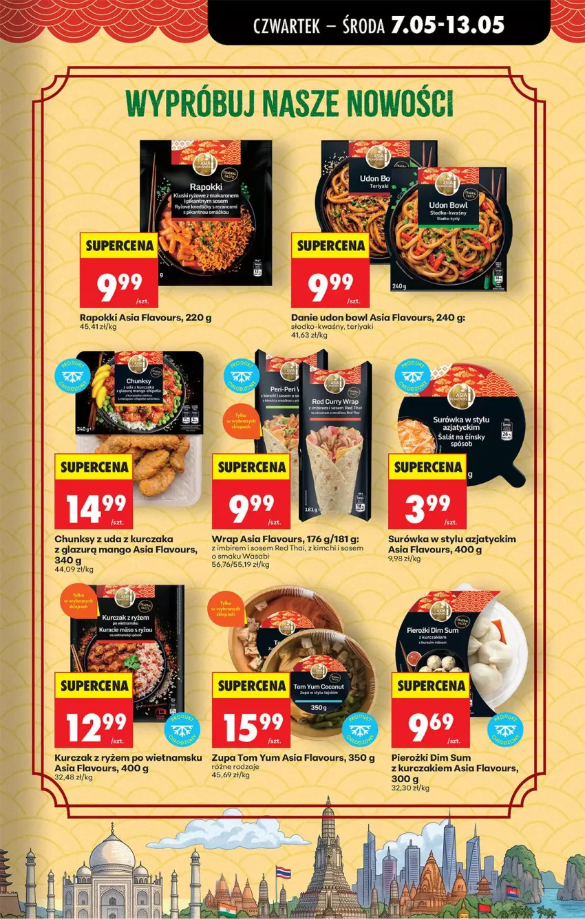 Gazetka promocyjna Biedronka - Od Czwartku - ważna 07.05 do 13.05.2026 - strona 39 - produkty: Fa, Imbir, Kurczak, Lazur, Mango, Mus, Ryż, Sos, Surówka, Wasa, Zupa