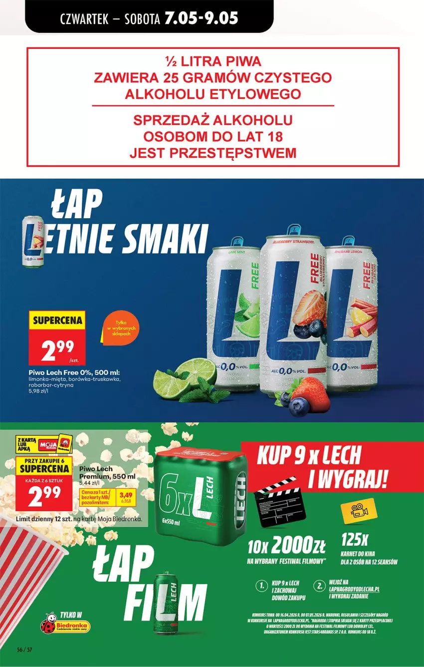 Gazetka promocyjna Biedronka - Od Czwartku - ważna 07.05 do 13.05.2026 - strona 74 - produkty: Borówka, Gra, Limonka, Mięta, Piwa, Piwo, Top, Waga
