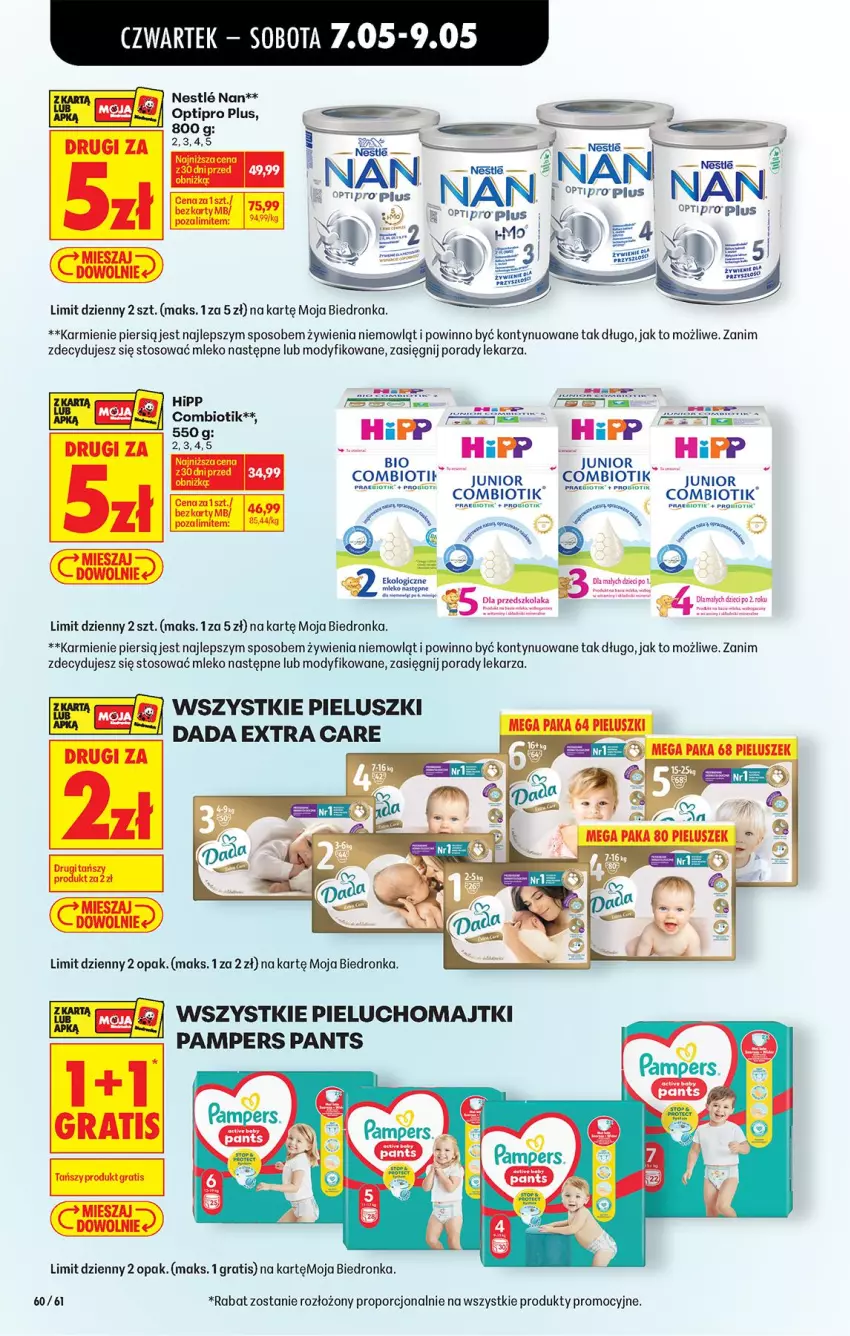 Gazetka promocyjna Biedronka - Od Czwartku - ważna 07.05 do 13.05.2026 - strona 78 - produkty: Dzieci, Gra, Gry, HiPP, Karmi, Majtki, Mleko, NBA, O nas, Pampers, Pieluchomajtki, Por, Pralki