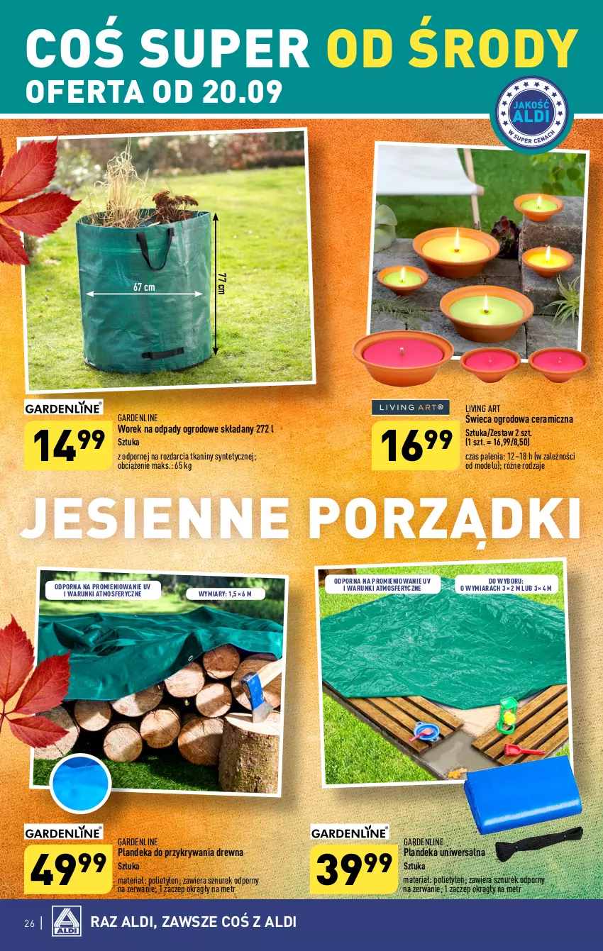 Gazetka promocyjna Aldi - Pełna oferta - ważna 18.09 do 23.09.2023 - strona 26 - produkty: Por, Sznurek