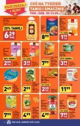 Gazetka promocyjna Aldi - Pełna oferta - Gazetka - ważna od 23.09 do 23.09.2023 - strona 10 - produkty: Kurczak, Lubella, Sałatka, Makaron, Konserwa turystyczna, Dawtona, Sos, Ser, Ryż, Zupa, Bell, Bulgur, Dega, Sałat, Mąka, Pstrąg, Sos do makaronu, Bella, Pudliszki, Mąka pszenna, Kamis, Kasza, Danie gotowe, LG, Fa