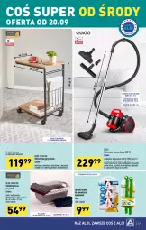 Gazetka promocyjna Aldi - Pełna oferta - Gazetka - ważna od 23.09 do 23.09.2023 - strona 29 - produkty: Teleskop, Odkurzacz, Sok, Rura, Szczotka, Kosz, Półka, Wózek