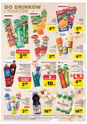 Gazetka promocyjna Carrefour - Gazetka Carrefour - Gazetka - ważna od 31.12 do 31.12.2022 - strona 15 - produkty: Sok, Mus, Gin, 7up, Pepsi max, Red Bull, Mirinda, Kosz, Coca-Cola, Pepsi, Fortuna, Schweppes, Muszynianka, Napój gazowany, Tymbark, Owoce, Napój, Nektar