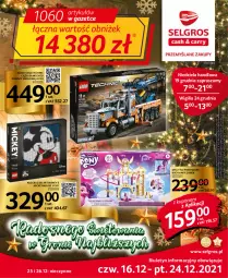 Gazetka promocyjna Selgros - Prezenty 2021 - Gazetka - ważna od 24.12 do 24.12.2021 - strona 1 - produkty: Samochód, LEGO Technic, LEGO, Disney, Klocki, My Little Pony, LG