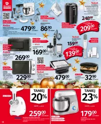 Gazetka promocyjna Selgros - Prezenty 2021 - Gazetka - ważna od 24.12 do 24.12.2021 - strona 18 - produkty: Piec, Toshiba, Ser, Gra, Robot planetarny, Blender, Kuchnia, Kosz, Trzepaczka, Mikser, Taca, Mieszadło, Szynka, Robot, Szatkownica, Maszynka, Grill, Olej, Fa