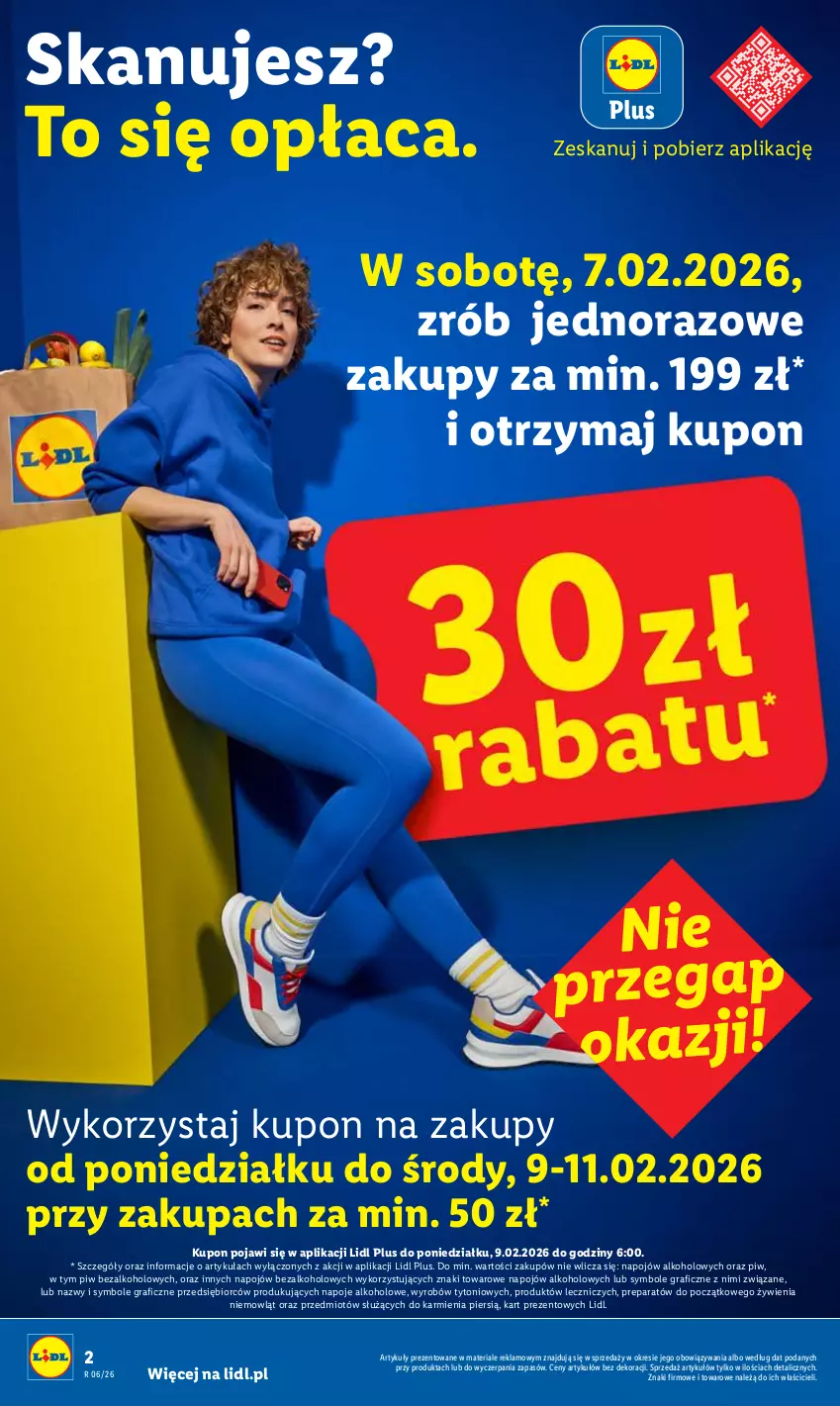 Gazetka promocyjna Lidl - GAZETKA - ważna 05.02 do 07.02.2026 - strona 2 - produkty: Gra, Karmi, Napoje, Znicz