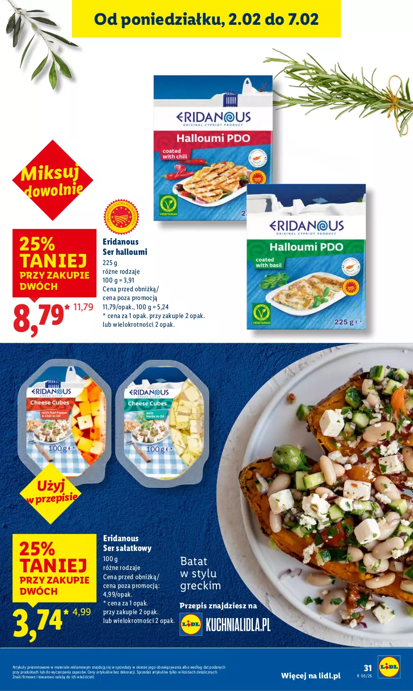 Gazetka promocyjna Lidl - GAZETKA - ważna 05.02 do 07.02.2026 - strona 33 - produkty: Sałat, Ser