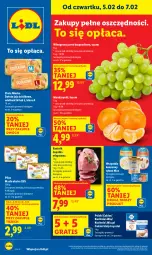 Gazetka promocyjna Lidl - GAZETKA - Gazetka - ważna od 07.02 do 07.02.2026 - strona 1 - produkty: Mandarynki, Ser, Gra, Cukier, Jaja, Kuchnia, Pilos, Winogrona, Wino, Masło