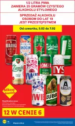 Gazetka promocyjna Lidl - GAZETKA - Gazetka - ważna od 07.02 do 07.02.2026 - strona 10 - produkty: Piwa