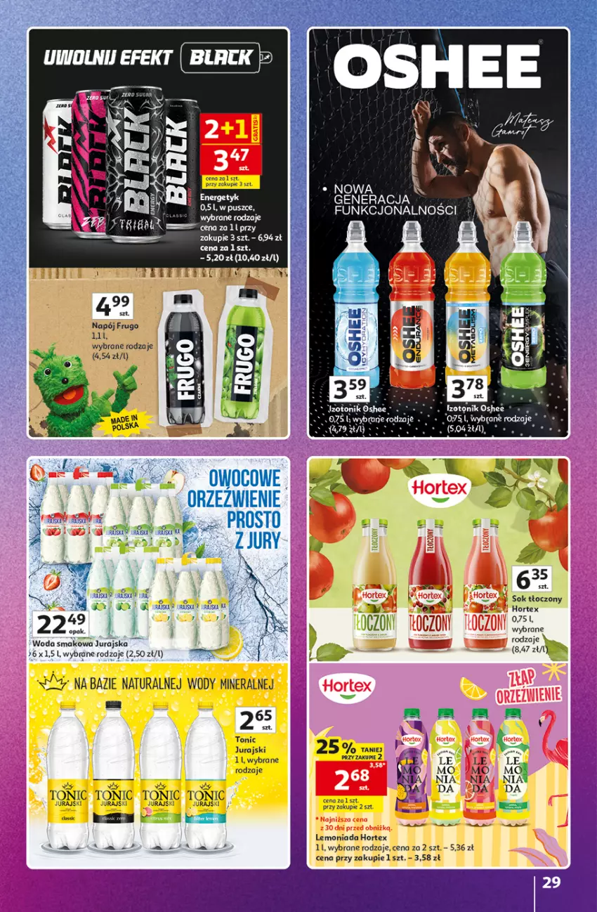 Gazetka promocyjna Auchan - 30 Lat Hipermarket Auchan Znane marki - ważna 03.09 do 09.09.2026 - strona 29 - produkty: Hortex, Lemoniada, LG, Napój, Pepsi, Sok, Woda