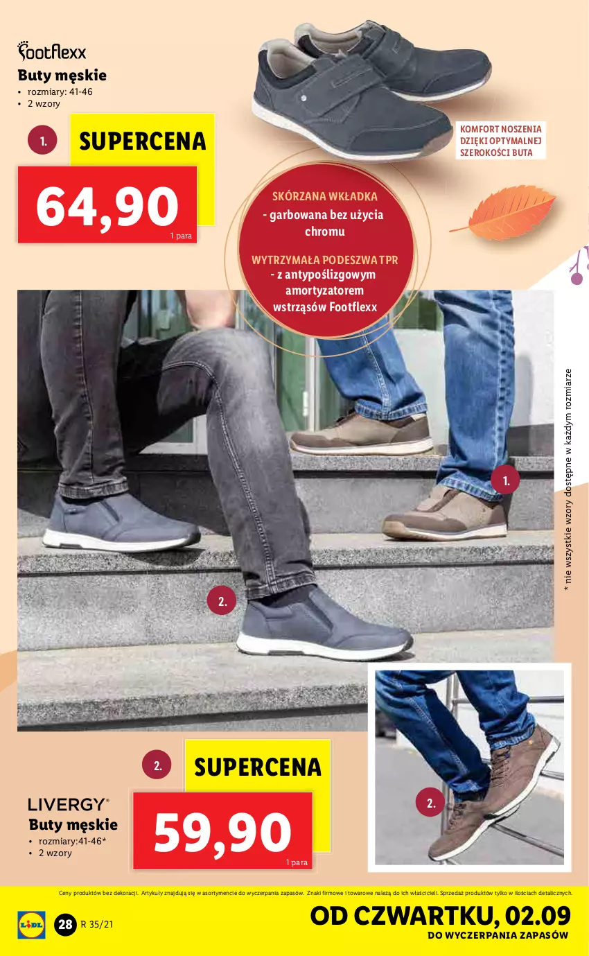 Gazetka promocyjna Lidl - GAZETKA - ważna 30.08 do 04.09.2021 - strona 28 - produkty: Buty