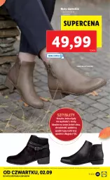 Gazetka promocyjna Lidl - GAZETKA - Gazetka - ważna od 04.09 do 04.09.2021 - strona 25 - produkty: Sztyblety, Buty, Rurki