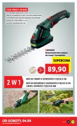 Gazetka promocyjna Lidl - GAZETKA - Gazetka - ważna od 04.09 do 04.09.2021 - strona 45 - produkty: Noż, Nożyce, Akumulator